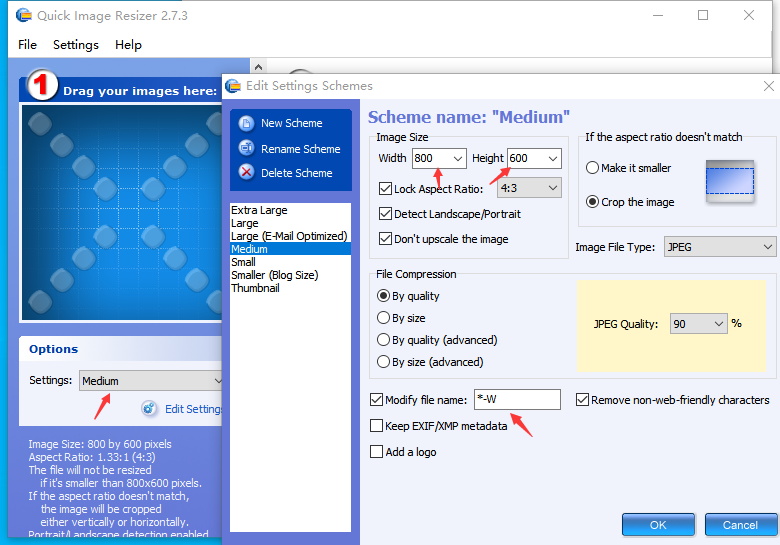 QuickImageResizer2.7.3 批量修改圖片大小